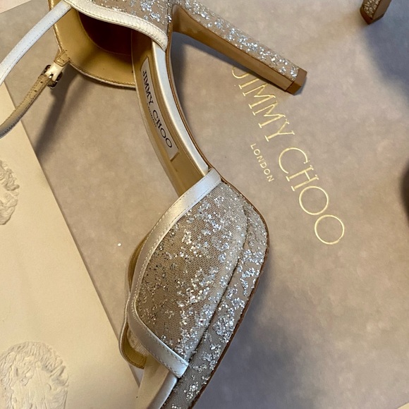 Jimmy Choo size 9 purchased for wedding and worn once paid 950 - Picture 4 of 7